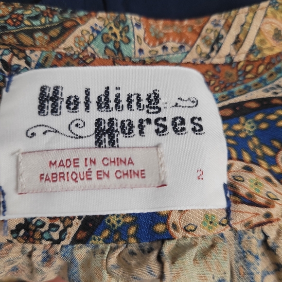 HOLDING HORSES PAISLEY PALETTE DRESS - Picture 7 of 8